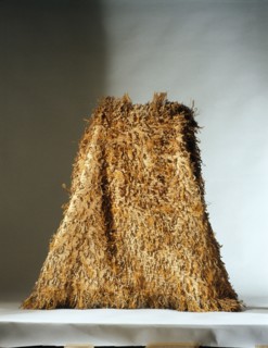 Maori flax fibre cloak