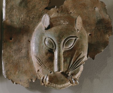 A plaque which decorated the palace of the Obas of Benin