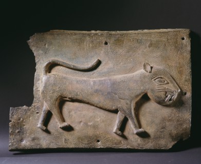 A plaque which decorated the palace of the Obas of Benin