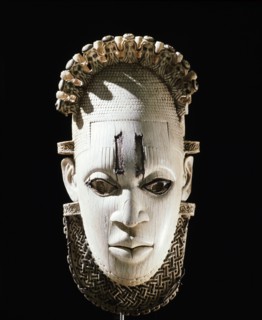 An ornamental hip mask