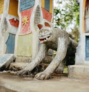 Wealth earned through the palm oil trade in the Niger Delta region financed a fashion for painted cement memorials where the deceased were depicted with the symbols of Christianity and European afflue...