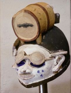 Gelede masks are danced by a village association of Yoruba men in an attempt to placate the spiritual power of elderly women