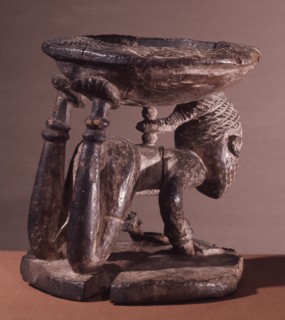 A bowl for palm nuts which was used in the Ifa divination cult