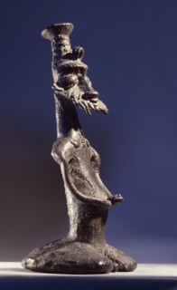 Bronze male figure, known as Onilerepresenting one of the owners of the land