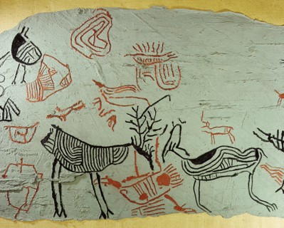 Decorated stone