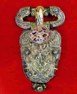 Brooch in the early Vendel style