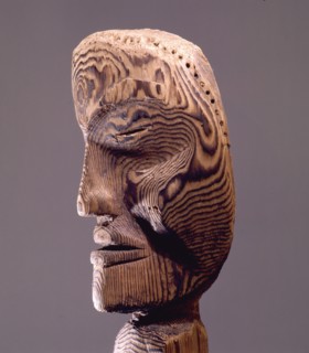 Grave effigy, possibly intended as a portrait of the deceased