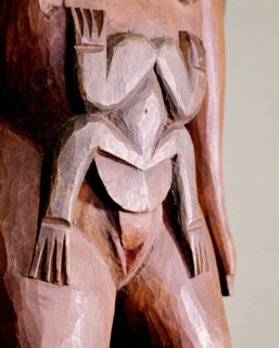 Carved figure of Sea Mother