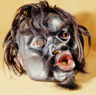 A mask representing Tsonoqa, a giantess who carried away children in order to eat them
