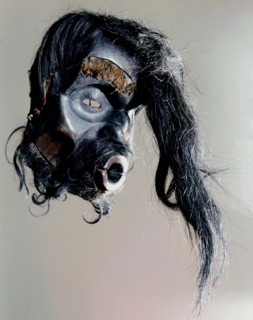 A mask representing Tsonoqa, a giantess who carried away children in order to eat them
