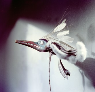 Mask in the form of a mosquito