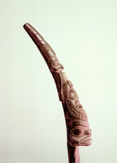 Spoon with carved handle