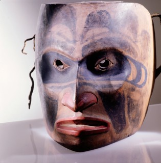 Mask used in the Naxnox dance series which involved the dramatisation of a name