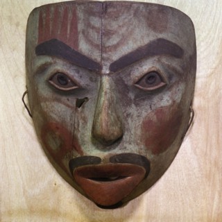 Mask in the form of a human face
