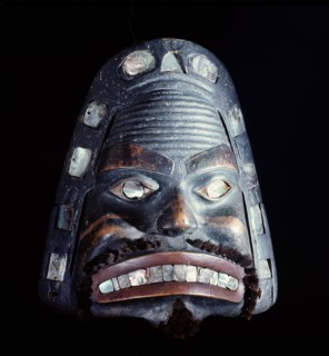 Mask representing a mans face