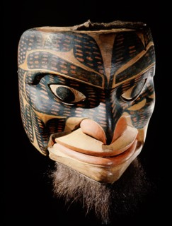 Mask used in the Naxnox dance series which involved the dramatisation of a name