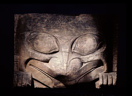 The central portion of a coffin