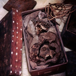 A shamans burial