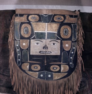 Shamanss fringed apron