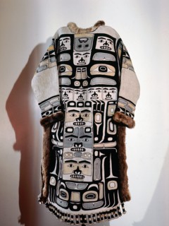 Robe worn at potlatches by a man of high rank
