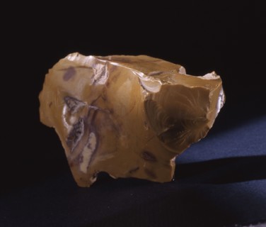 Jasper flint, may have been modified to suggest the form of a bird