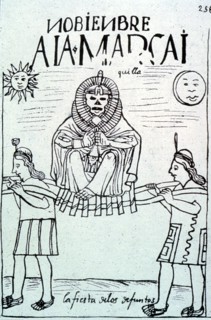 Facsimile of a drawing by Felipe Guaman Poma from his El Primer Nueva Coronica y Buen Gobierno