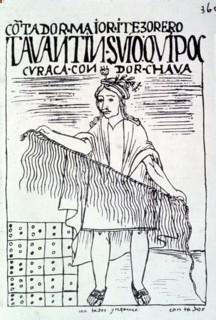 Facsimile of a drawing by Felipe Guaman Poma from his El Primer Nueva Coronica y Buen Gobierno