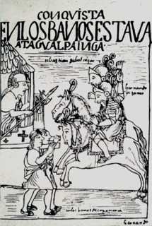 Facsimile of a drawing by Felipe Guaman Poma from his El Primer Nueva Coronica y Buen Gobierno