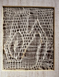 A section of Chancay lace work