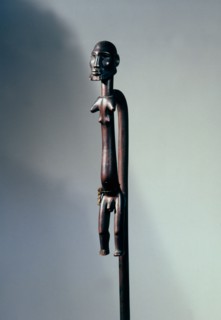 A rare Sotho staff with a male figure