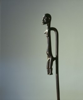 A rare Sotho staff with a male figure