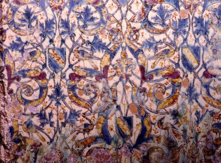 A rare ceramic tile