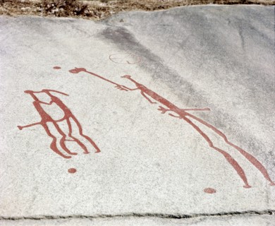 Vitlycke is one of the largest surfaces of rock carvings in the whole of Scandinavia