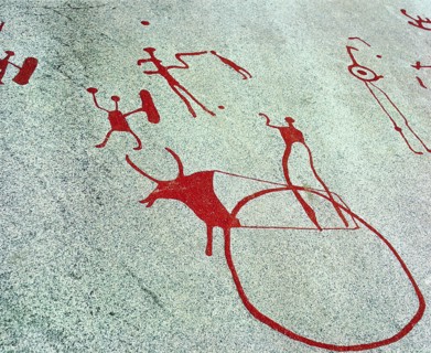 Vitlycke is one of the largest surfaces of rock carvings in the whole of Scandinavia