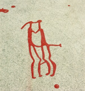 Vitlycke is one of the largest surfaces of rock carvings in the whole of Scandinavia