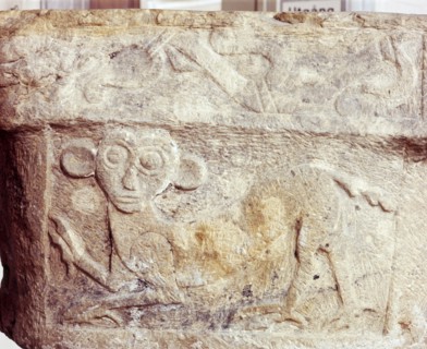 Relief from the side of a baptismal font