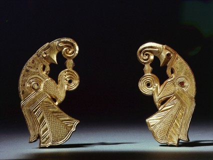 Odins birds, a pair of harness mounts from Gotland