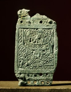 Plaque showing Thor and a sea giant fishing for the World Serpent