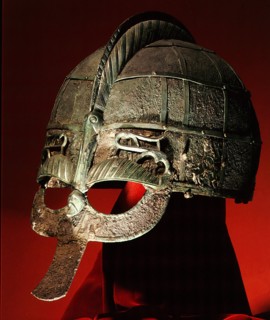 Helmet from a Vendel boat grave