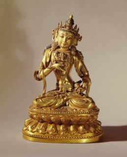 The Supreme Buddha, Vajrasattva seated on a lotus throne