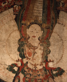 Thang Ka (sacred temple banner), used as an aid for meditation