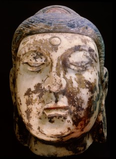 Unidentified polychrome head