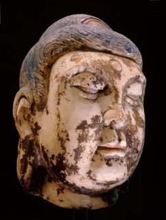 Unidentified polychrome head