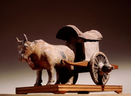 Model bullock and cart
