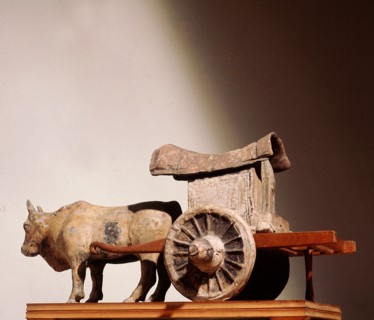 Model bullock and cart