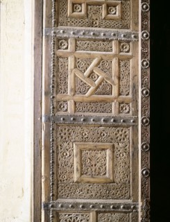 The Great Mosque at Kairouan, one of the oldest Islamic buildings and the first important one in North Africa