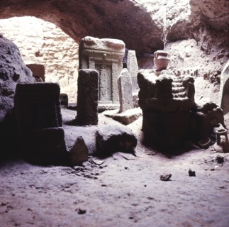 A Tophet (Phoenician graveyard) at Salammbo, the Phoenician port of Carthage