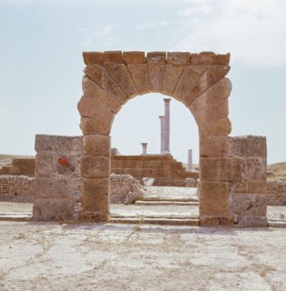 The Roman ruins at Thuburba Majus