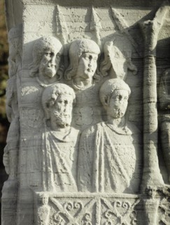 The reliefs on the base of the obelisk erected by Theodosius I show the emperor at the circus with his court, guards and other spectators