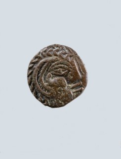 One of a group of silver coins in both Greek and local styles found at Ad Dour in Umm al Qawain Emirate, indicating a flourishing foreign trade